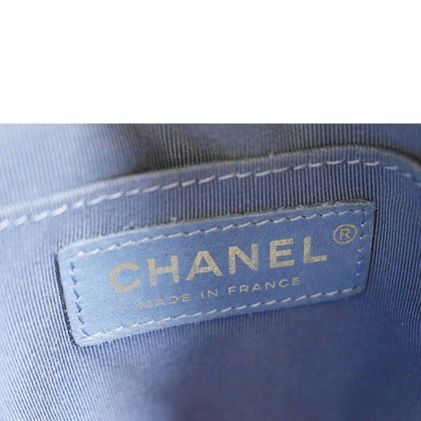 CHANEL CC Day Camera Small Caviar Leather Crossbody Bag Blue