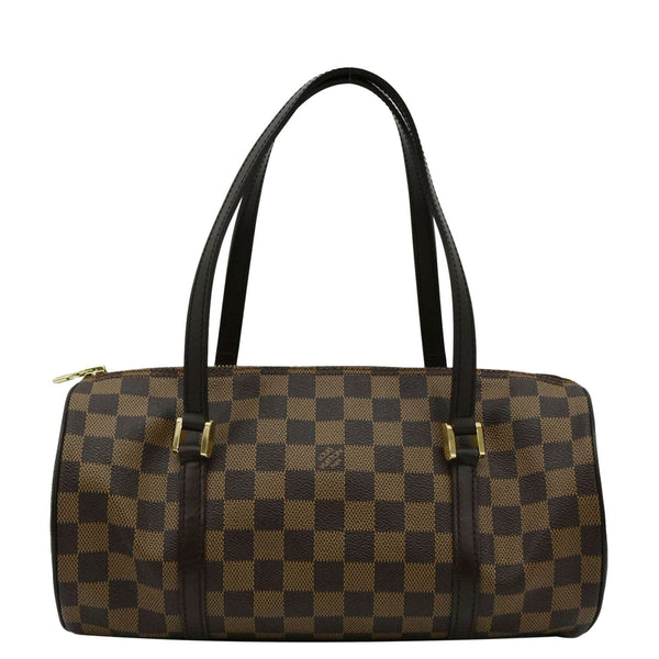 LOUIS VUITTON Papillon Damier Ebene Shoulder Bag Brown