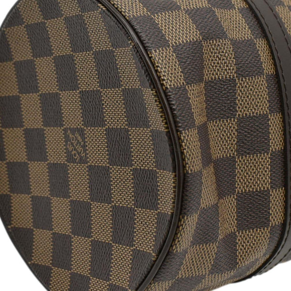 LOUIS VUITTON Papillon Damier Ebene Shoulder Bag Brown