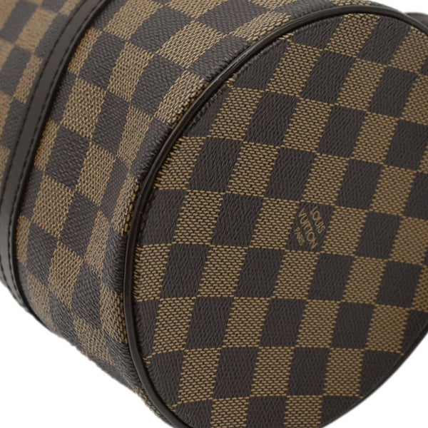 LOUIS VUITTON Papillon Damier Ebene Shoulder Bag Brown