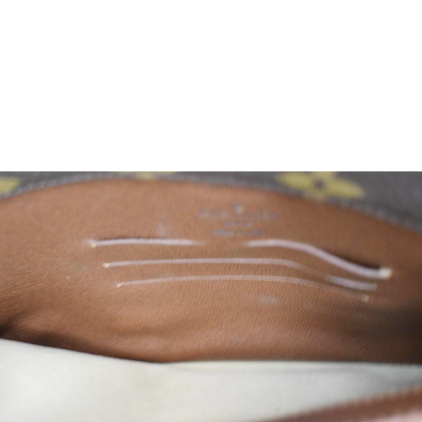 LOUIS VUITTON Sofia Coppola Monogram Canvas Clutch Brown