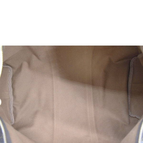 LOUIS VUITTON Keepall 50 Bandouliere Monogram Canvas Travel Bag Brown