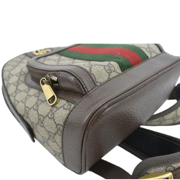 GUCCI Ophidia Small GG Supreme Canvas Backpack Beige 547965
