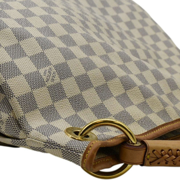 LOUIS VUITTON  Artsy MM Damier Azur Hobo Shoulder Bag White