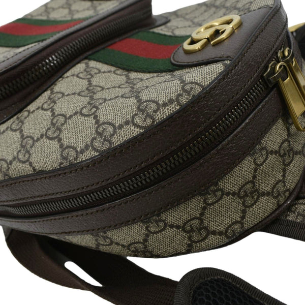 GUCCI Ophidia Small GG Supreme Canvas Backpack Beige 547965