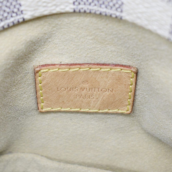 LOUIS VUITTON  Artsy MM Damier Azur Hobo Shoulder Bag White