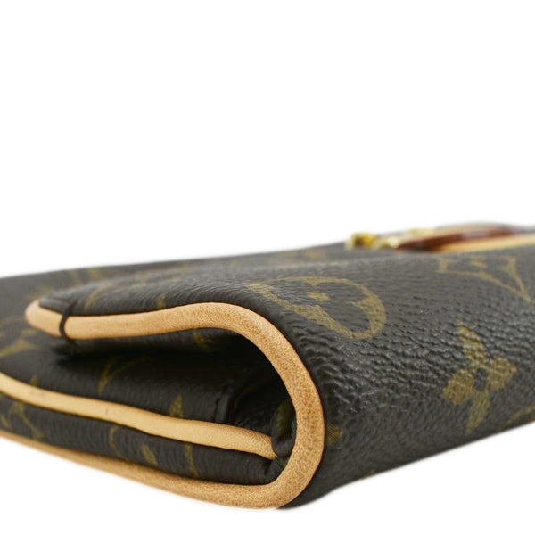 LOUIS VUITTON Sofia Coppola Monogram Canvas Clutch Brown