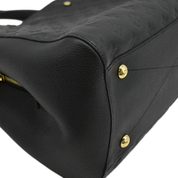 LOUIS VUITTON Montaigne MM Monogram Empreinte Shoulder Bag Black