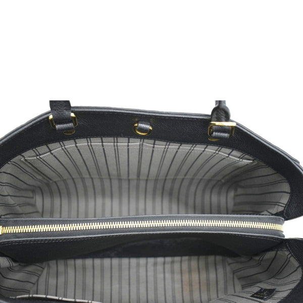 LOUIS VUITTON Montaigne MM Monogram Empreinte Shoulder Bag Black