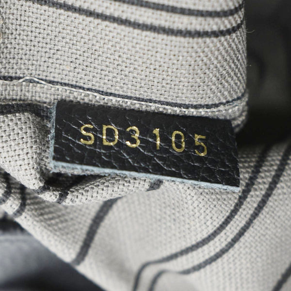 LOUIS VUITTON Montaigne MM Monogram Empreinte Shoulder Bag Black