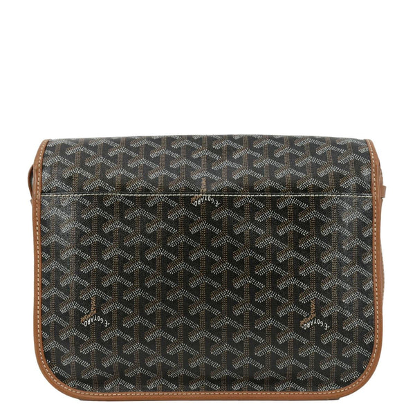 Goyard Belvedere MM Goyardine Canvas Crossbody Bag Tan