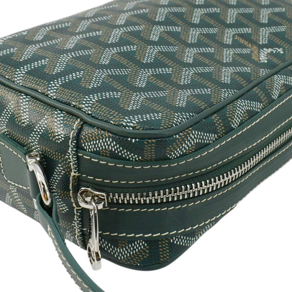 GOYARD Sac Cap Vert PM Canvas Shoulder Bag Green