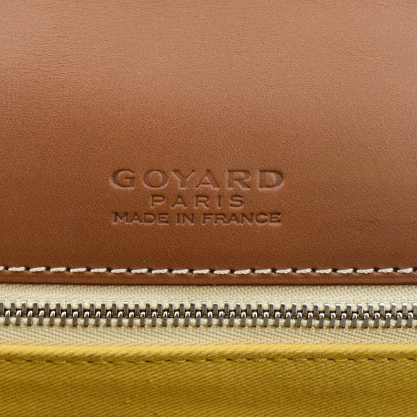Goyard Belvedere MM Goyardine Canvas Crossbody Bag Tan