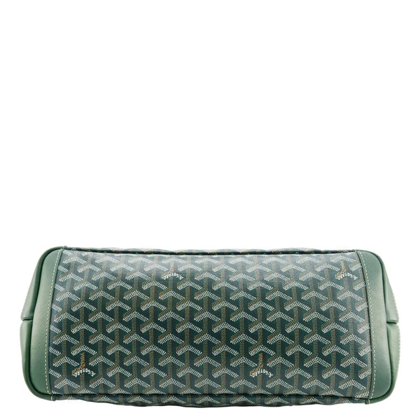 GOYARD Artois MM Canvas Tote Shoulder Bag Green