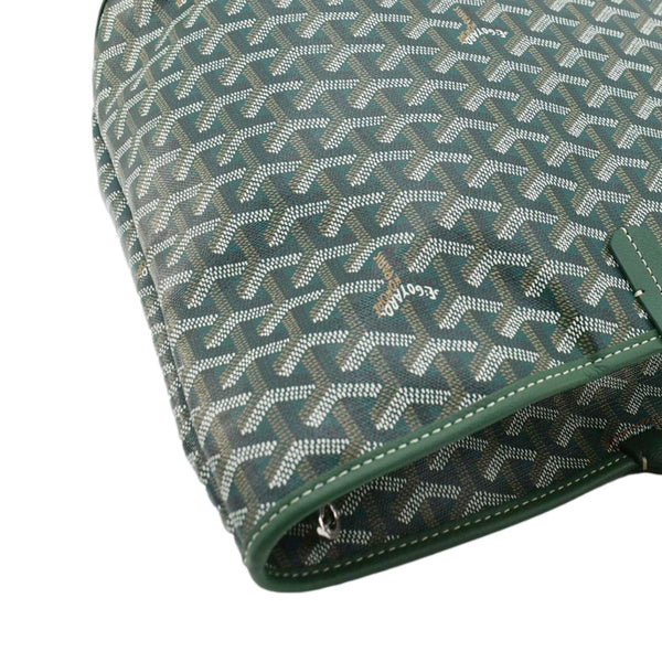 GOYARD Artois MM Canvas Tote Shoulder Bag Green