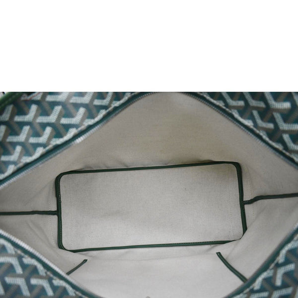 GOYARD Artois MM Canvas Tote Shoulder Bag Green