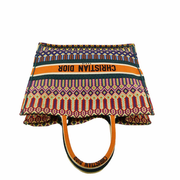 CHRISTIAN DIOR Book Large Canvas Tote Multicolor