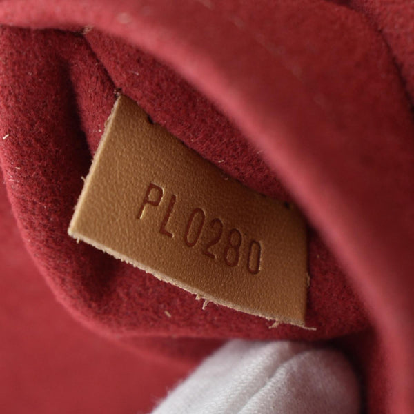 LOUIS VUITTON Tambourin Monogram Canvas Crossbody Bag Brown