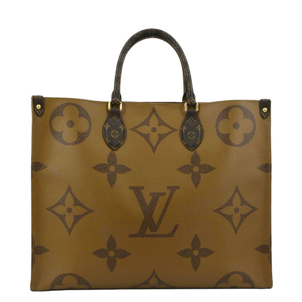 LOUIS VUITTON Onthego GM Monogram Marvel Brown Shoulder bag with close front