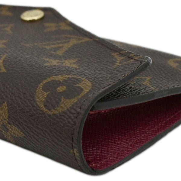 LOUIS VUITTON Sarah Monogram Canvas Wallet Brown