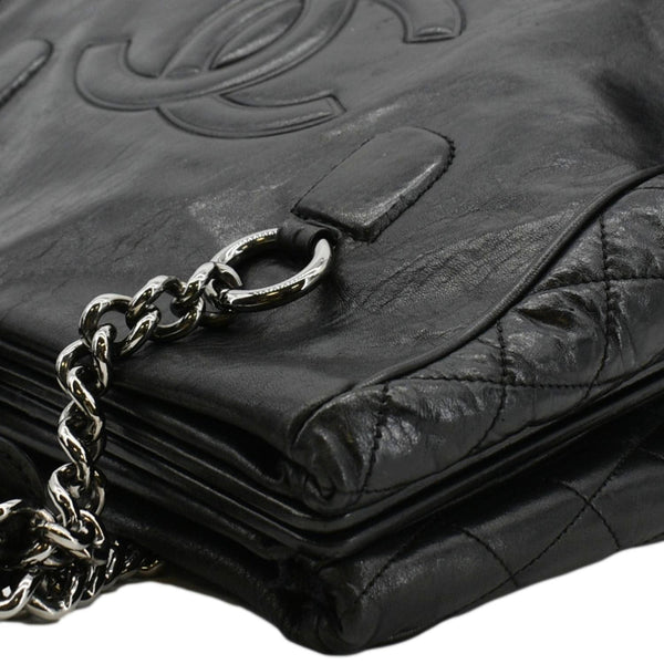 CHANEL Perfect Day Large Leather Tote Bag Black