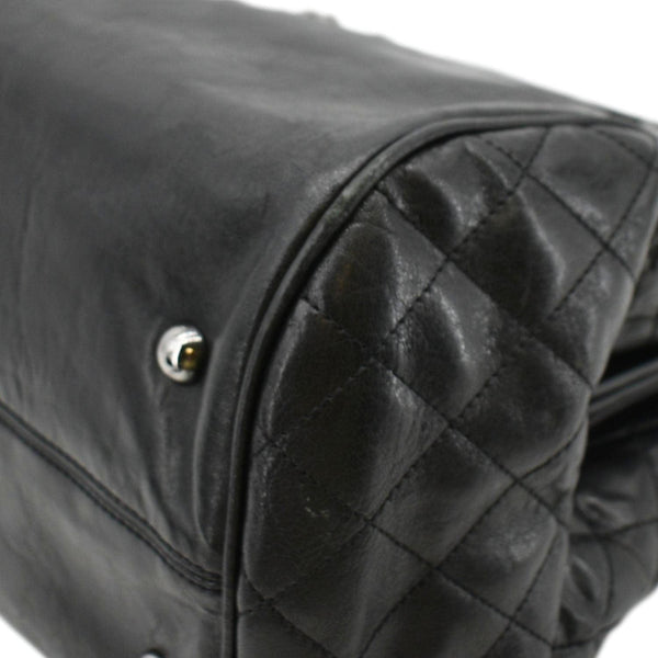 CHANEL Perfect Day Large Leather Tote Bag Black