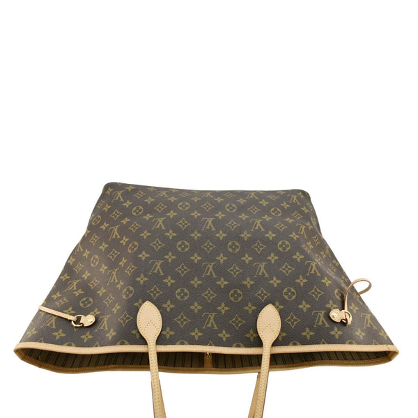 LOUIS VUITTON Neverfull GM Monogram Canvas Tote Shoulder Bag Brown