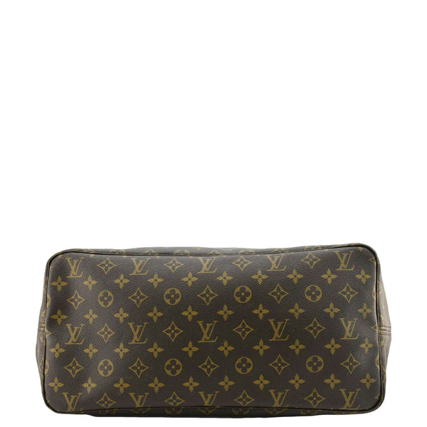 LOUIS VUITTON Neverfull GM Monogram Canvas Tote Shoulder Bag Brown