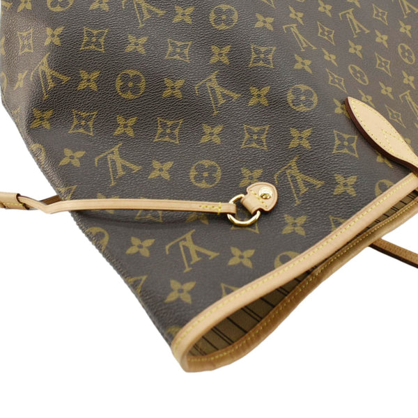LOUIS VUITTON Neverfull GM Monogram Canvas Tote Shoulder Bag Brown