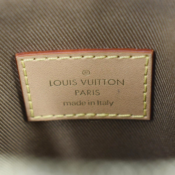LOUIS VUITTON Utility Phone Sleeve Monogram Canvas Crossbody Bag Brown