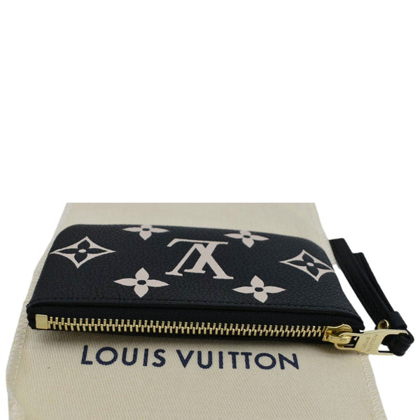 LOUIS VUITTON Pochette Key Cles Giant Monogram Empriente Leather Bicolor