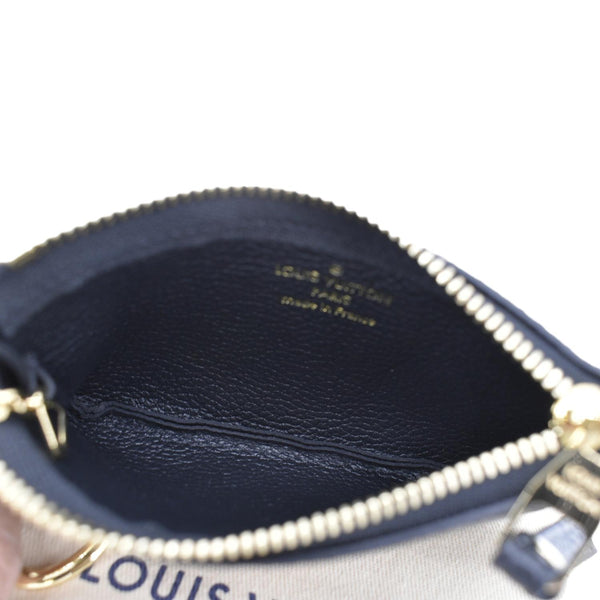 LOUIS VUITTON Pochette Key Cles Giant Monogram Empriente Leather Bicolor
