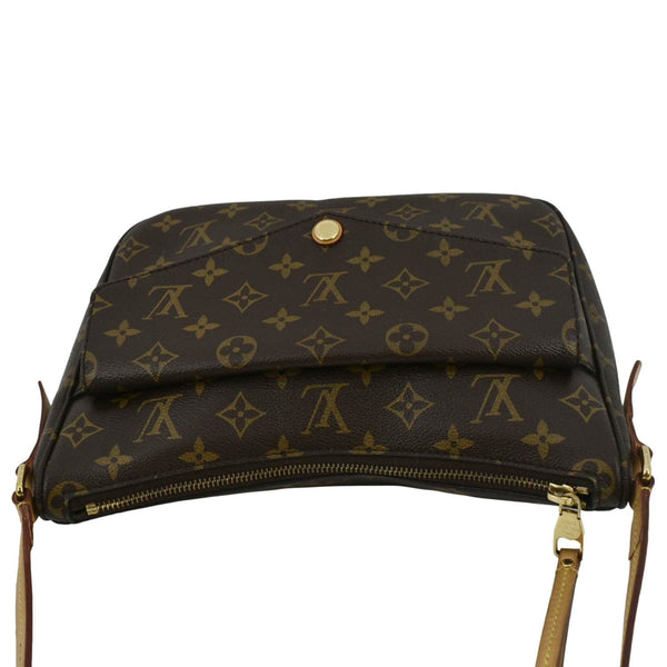 LOUIS VUITTON Mabillon Monogram Canvas Shoulder Crossbody Bag Brown