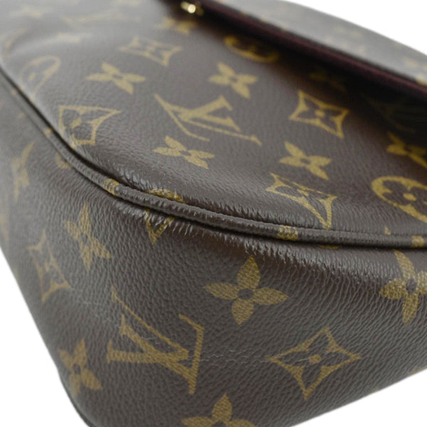 LOUIS VUITTON Mabillon Monogram Canvas Shoulder Crossbody Bag Brown