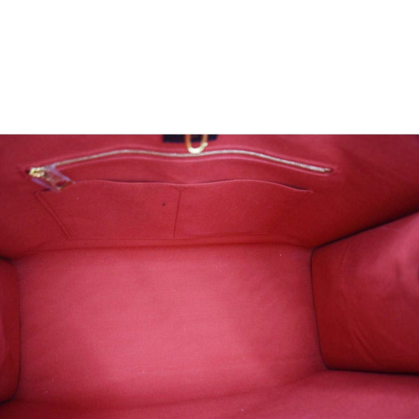 LOUIS VUITTON Onthego GM Giant Monogram Canvas Tote Bag Brown