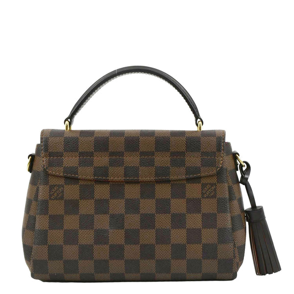 LOUIS VUITTON Croisette Damier Ebene Crossbody Bag Brown