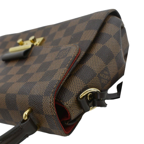 LOUIS VUITTON Croisette Damier Ebene Crossbody Bag Brown