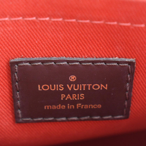 LOUIS VUITTON Croisette Damier Ebene Crossbody Bag Brown