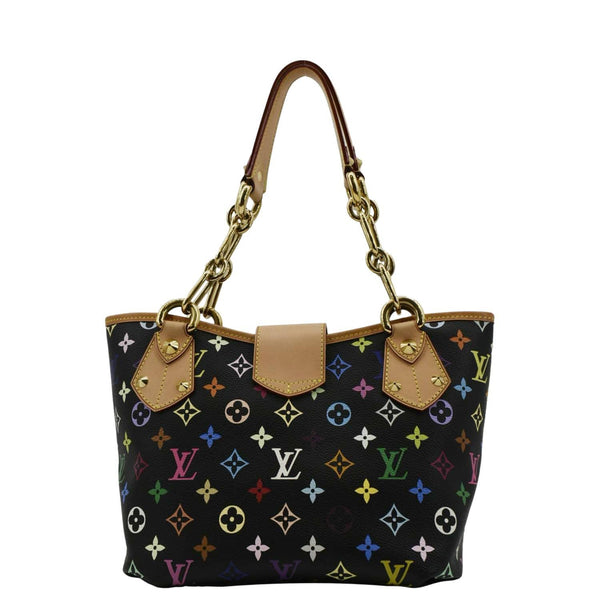 LOUIS VUITTON Annie MM Multicolor Monogram Canvas Shoulder Bag Black