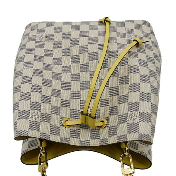 LOUIS VUITTON Neonoe MM Damier Azur Shoulder Bag Pineapple