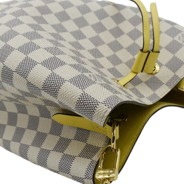 LOUIS VUITTON Neonoe MM Damier Azur Shoulder Bag Pineapple