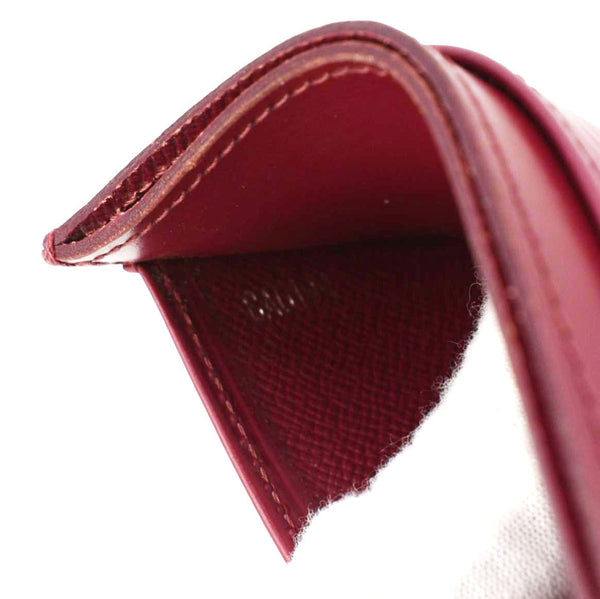 LOUIS VUITTON Epi Leather Card Holder Fuchsia