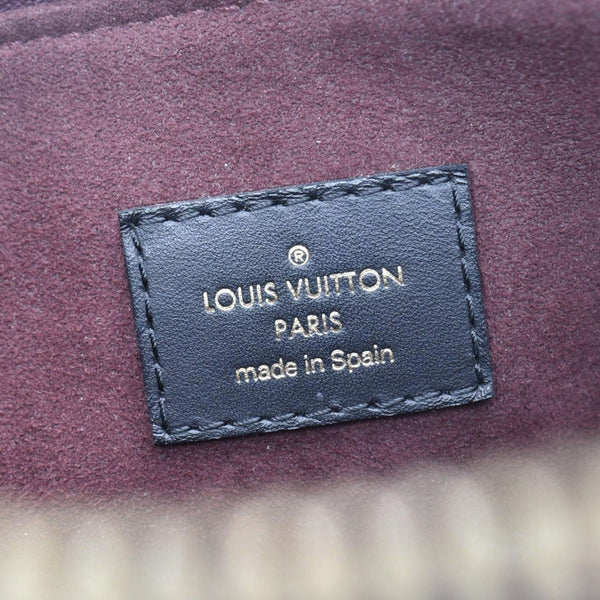 LOUIS VUITTON V MM Monogram Canvas Tote Shoulder Bag Bordeaux