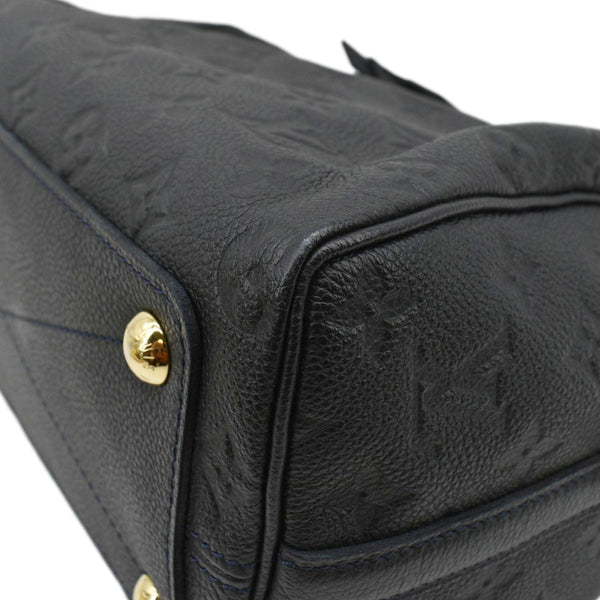 LOUIS VUITTON Speedy Bandouliere 25 Empreinte Leather Shoulder Bag Black