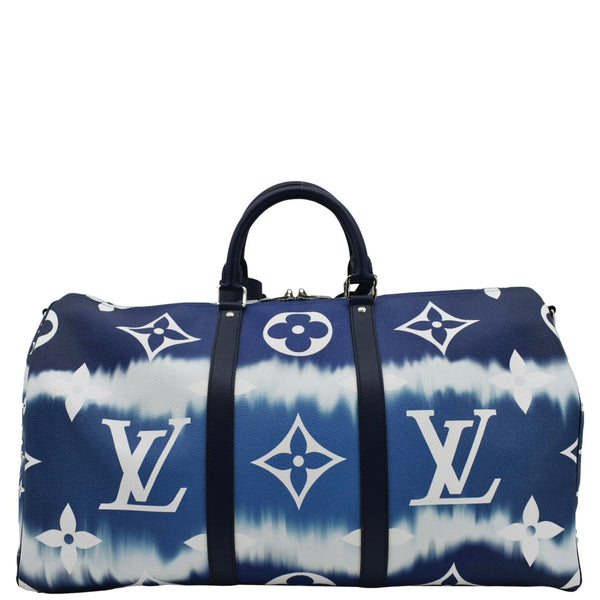LOUIS VUITTON Keepall 50 Monogram Escale Bandouliere back side look