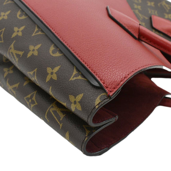 LOUIS VUITTON Kimono MM Monogram Canvas Tote Bag Red