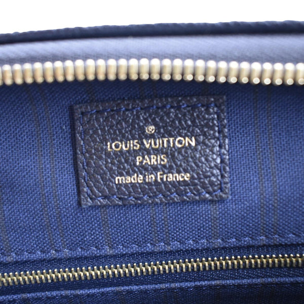 LOUIS VUITTON Speedy Bandouliere 25 Empreinte Leather Shoulder Bag Black