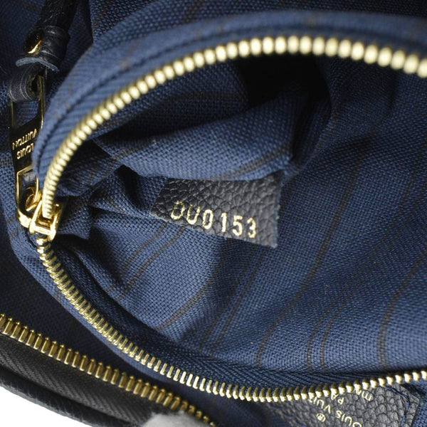 LOUIS VUITTON Speedy Bandouliere 25 Empreinte Leather Shoulder Bag Black