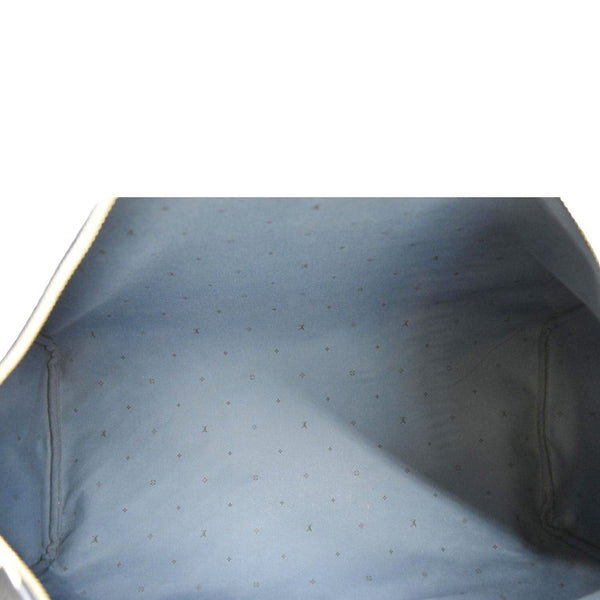 LOUIS VUITTON Keepall 50 Monogram Escale Bandouliere Canvas Travel Bag Blue