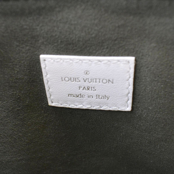 LOUIS VUITTON Coussin PM Monogram Embossed Leather Shoulder Bag White